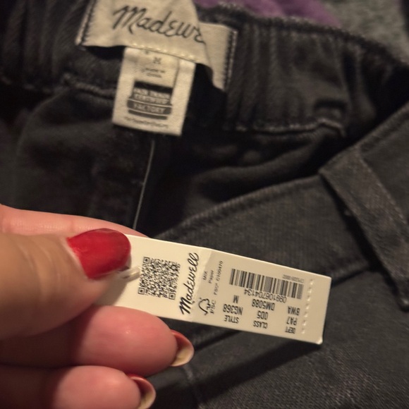 Madewell Charcoal Denim Pants - Picture 2 of 3